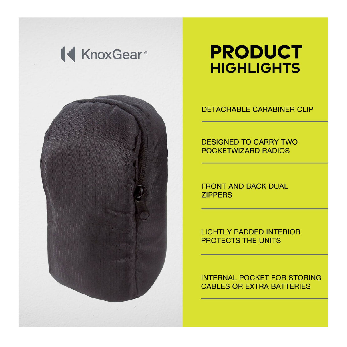 Knox Gear Pouch for PocketWizard Radios