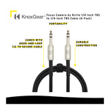 Knox Gear 1/4in TRS to 1/4inTRS Cable (6-Feet)