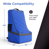 Koah Car Seat Backpack for Air Travel - Portable and Waterproof Design (Dark Blue)