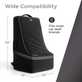Koah Car Seat Backpack for Air Travel - Portable and Waterproof Design (Black)