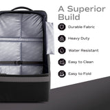 Koah Car Seat Backpack for Air Travel - Portable and Waterproof Design (Black)