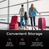 Car seat Backpack for air travel Car seat travel bag (Red)
