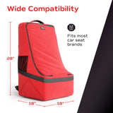 Car seat Backpack for air travel Car seat travel bag (Red)
