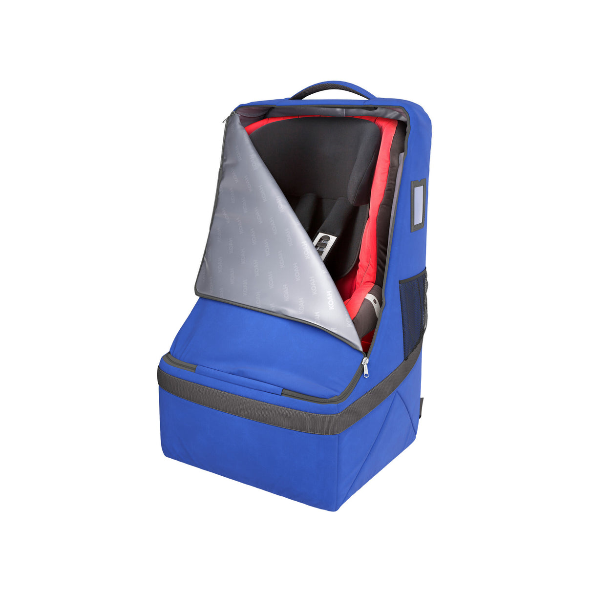 Koah Car Seat Backpack for Air Travel - Portable and Waterproof Design (Dark Blue)