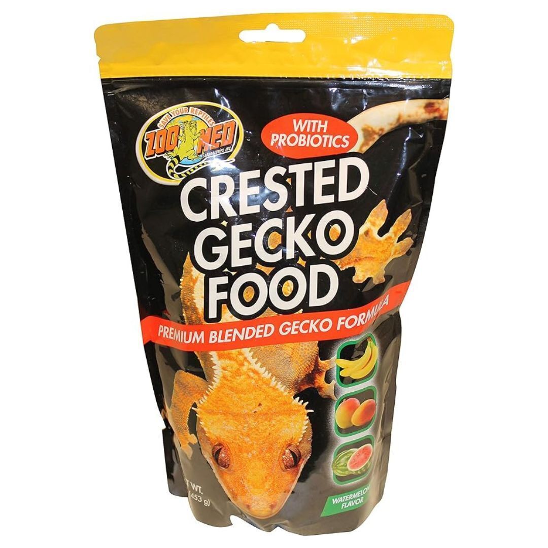 Zoo Med Crested Gecko Food - Watermelon - 1 lb, Black