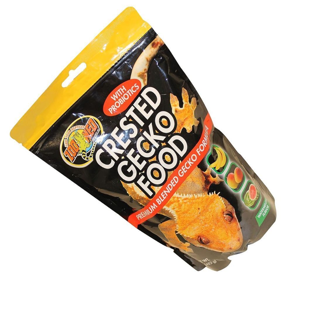 Zoo Med Crested Gecko Food - Watermelon - 1 lb, Black