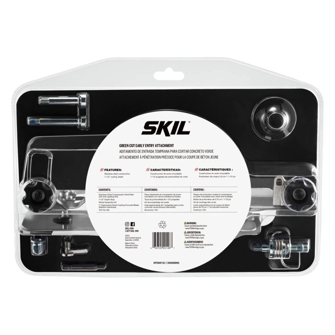 SKIL SPT5007-EA Concrete Saw Green Cut Early Entry Attachment Kit