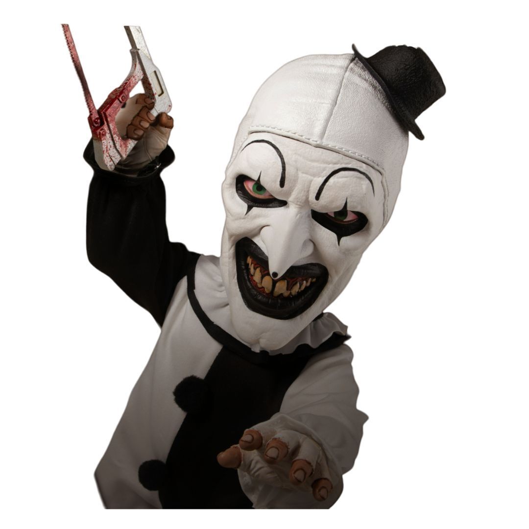 Mezco - Terrifier: Art the Clown with Sound MDS Mega Scale 15-Inch Doll