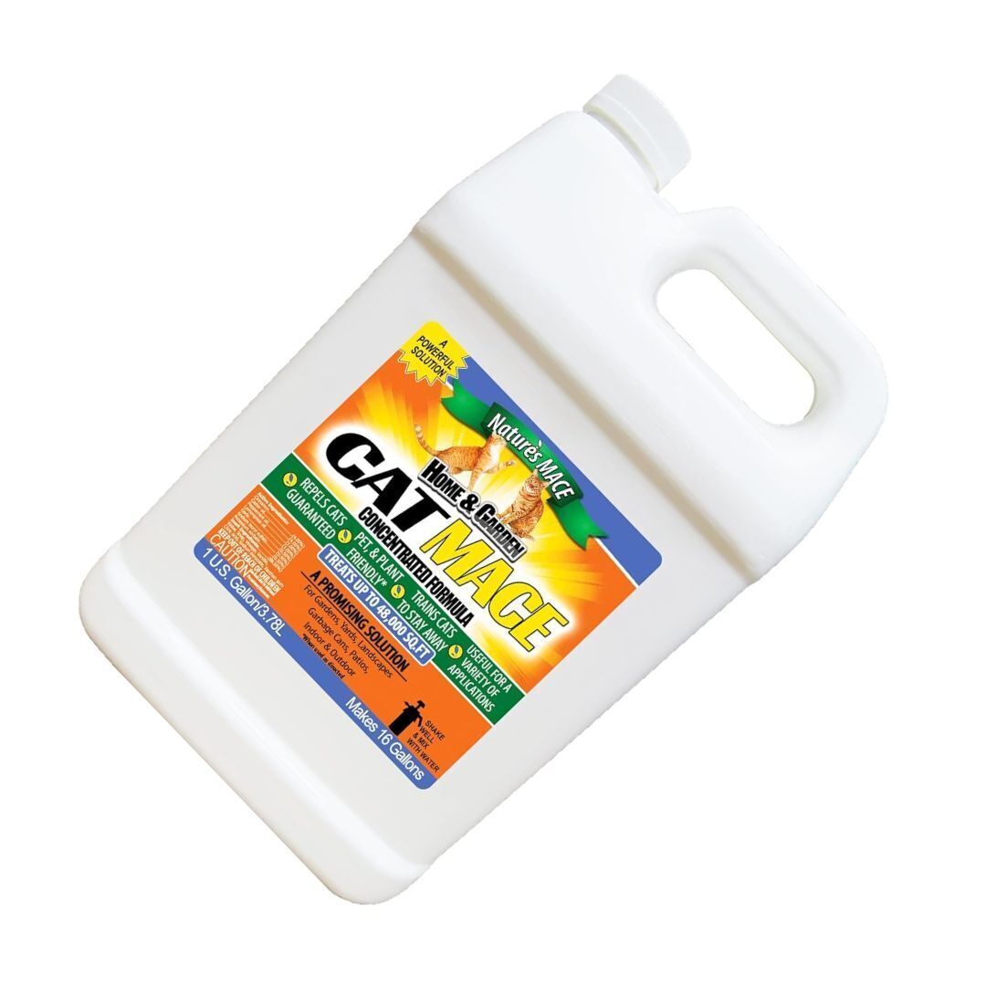 Nature's MACE Cat Repellent 1 Gal Concentrate/Treats Safe to use