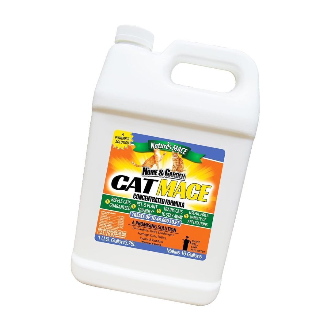 Nature's MACE Cat Repellent 1 Gal Concentrate/Treats Safe to use