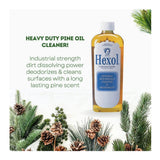 Hexol Concentrated General Household 16oz High Pine Oil Content Cleaner (3-Pack)