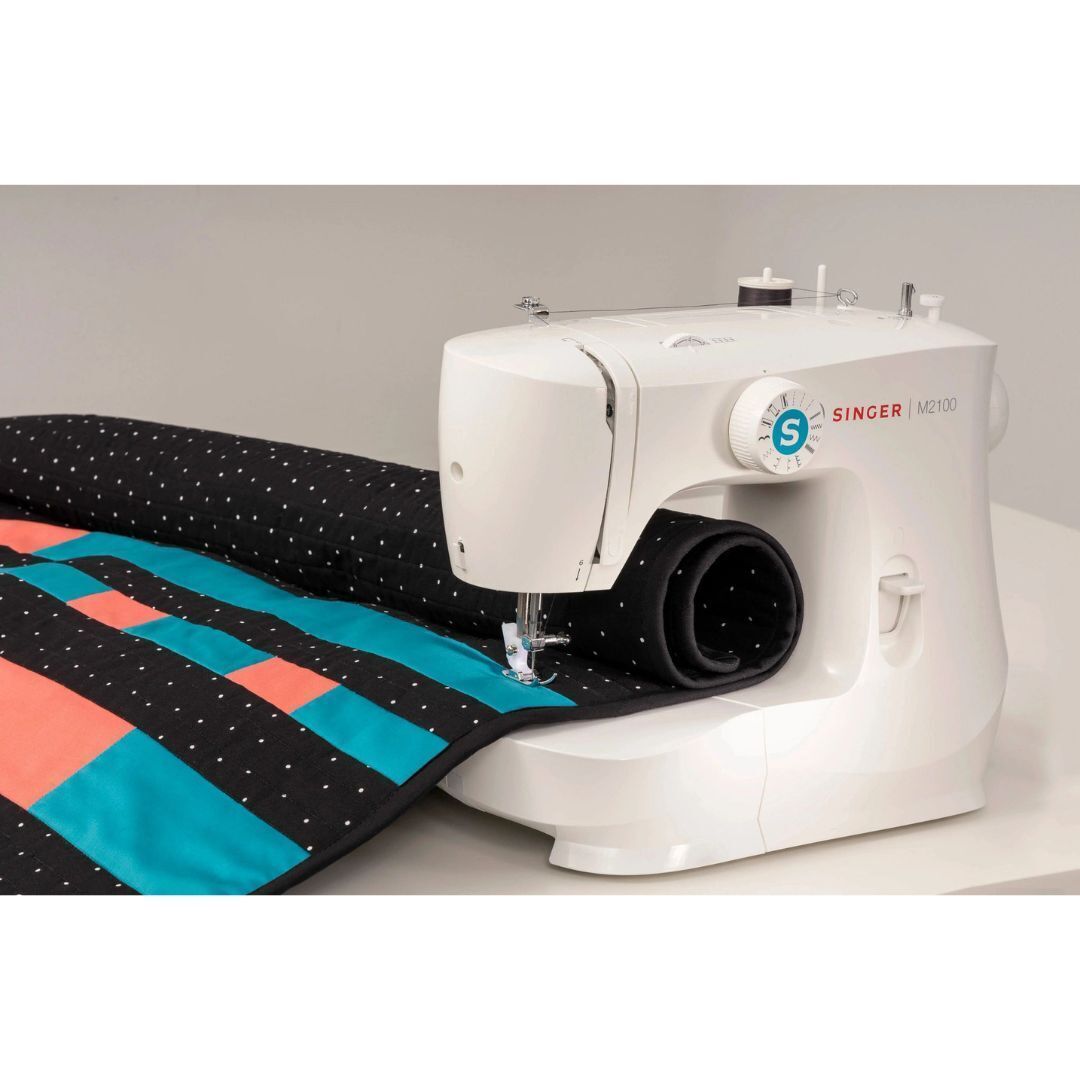 SINGER | M2100 Sewing Machine With Accessory Kit & Foot Pedal