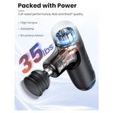 BOB AND BRAD Q2 Mini Pocket-Sized Deep Tissue, with Carry Case