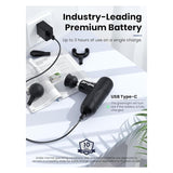 BOB AND BRAD Q2 Mini Pocket-Sized Deep Tissue, with Carry Case