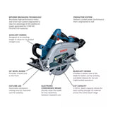 BOSCH GKS18V-26LB14 PROFACTOR 18V Blade-Left 7-1/4 In. Circular Saw Kit Bundle