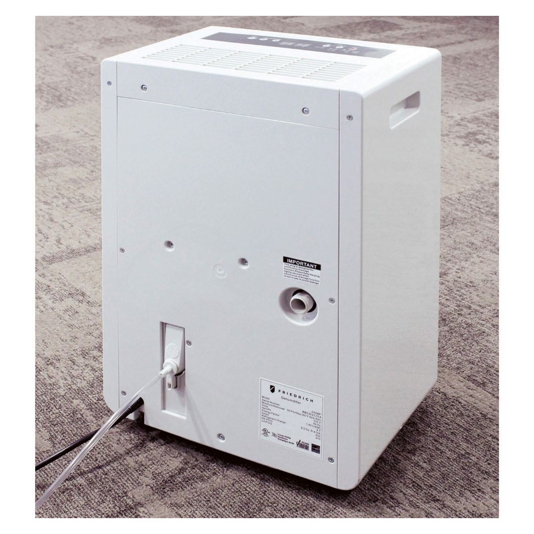 Friedrich D50B1B Dehumidifier with 15-Feet Built-in Drain Pump