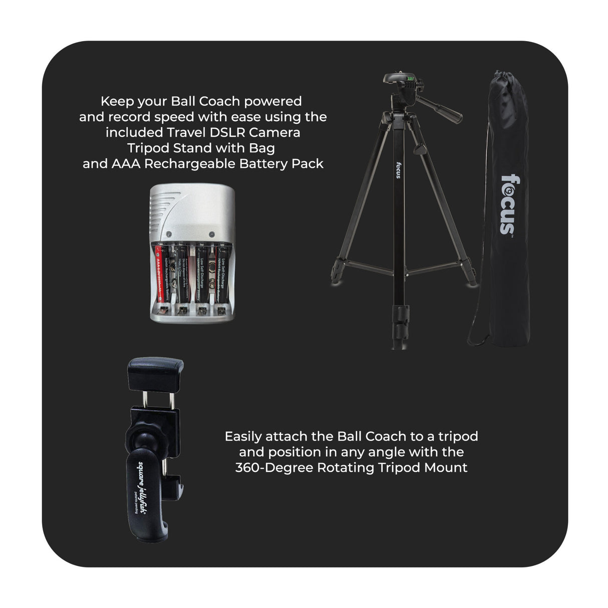 Pocket Radar Ball Coach/Pro-Level Speed Training Tool with Accessory Bundle