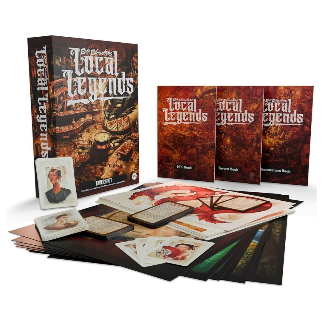 Epic Encounters - Local Legends Tavern Kit w Local Legends Bundle(6), Paint Set