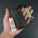 VIPERADE PJ11 Leather EDC Pocket Slip for Folding Knife, Mini Knife/Flashlight/Multitool