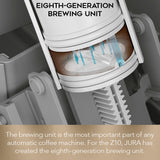 Jura Z10 Automatic Coffee Machine with Product Recognizing Grinder and One-Touch