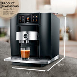 Jura GIGA 10 Automatic Espresso Machine Diamond Black Bundle (Open Box)