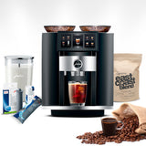 Jura GIGA 10 Automatic Espresso Machine Diamond Black Bundle