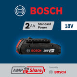 Bosch 18V Lithium-Ion SlimPack Battery (2.0 Ah) - 2 Pack Bundle