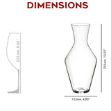 Riedel Veloce Decantes Bundle with Large Microfiber Polishing Cloth Bundle