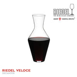 Riedel Veloce Decantes Bundle with Large Microfiber Polishing Cloth Bundle