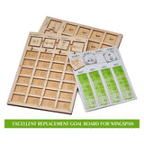 Wingspan Objective Scoreboard Wooden Laser Cut Goal Board
