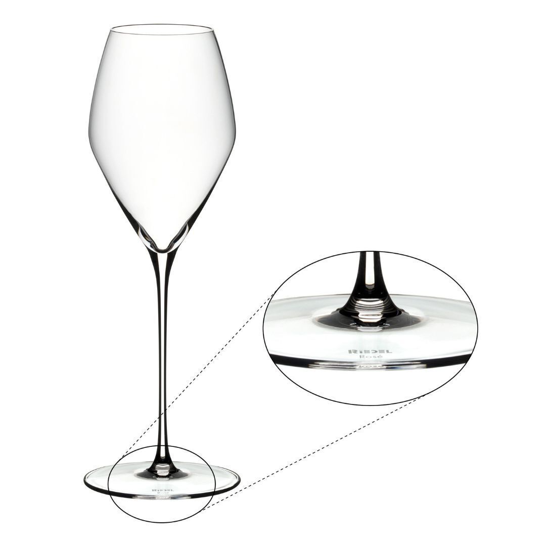 Riedel Veloce Rose Glasses (Set of 2)