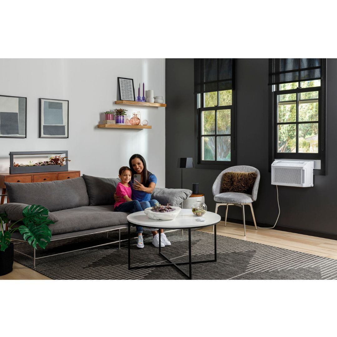 GE Profile ClearView 6,100 BTU Smart Ultra Quiet Window White Air Conditioner