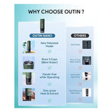 Outin Nano Portable Electric Espresso Machine with Self-Heating (Forest Green)