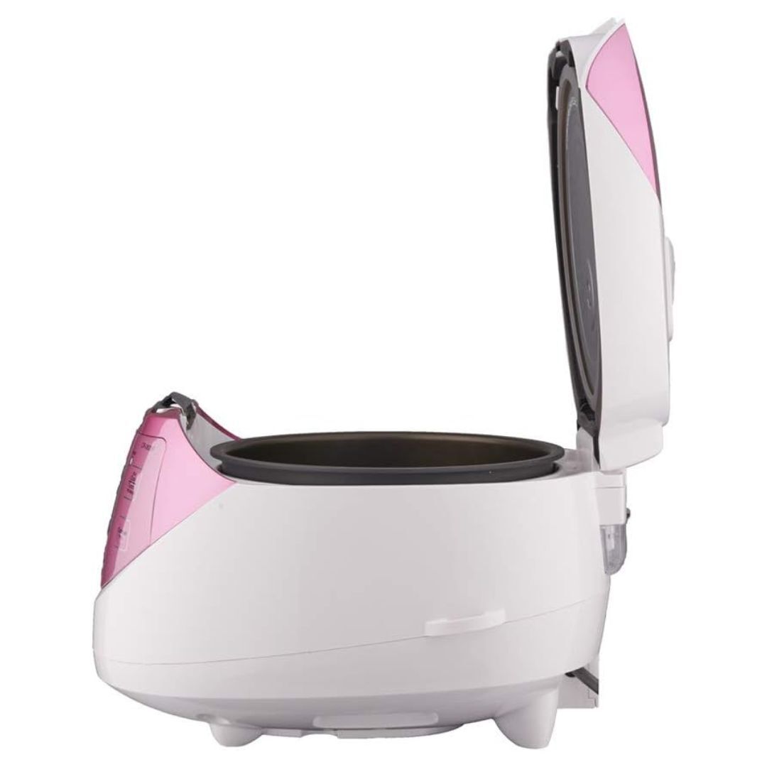 CUCKOO CR-0631F | 6-Cup (Uncooked) Micom Rice Cooke, 8 Menu Options White/Pink