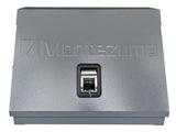 Montezuma SM200G 22.5 Inch Portable Triangle Toolbox Heavy-Duty Steel Gray