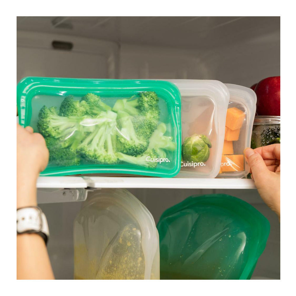 Cuisipro Green Silicone Pack-it Bag, Pack of 20