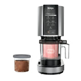 Ninja CN301CO CREAMi Ice Cream Maker for Gelato, Mix-ins, with Pint Containers and Lids (Silver)