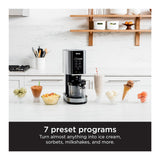 Ninja CN301CO CREAMi Ice Cream Maker for Gelato, Mix-ins, with Pint Containers and Lids (Silver)