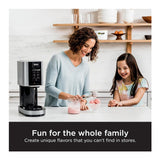 Ninja CN301CO CREAMi Ice Cream Maker for Gelato, Mix-ins, with Pint Containers and Lids (Silver)