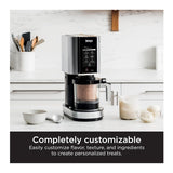 Ninja CN301CO CREAMi Ice Cream Maker for Gelato, Mix-ins, with Pint Containers and Lids (Silver)