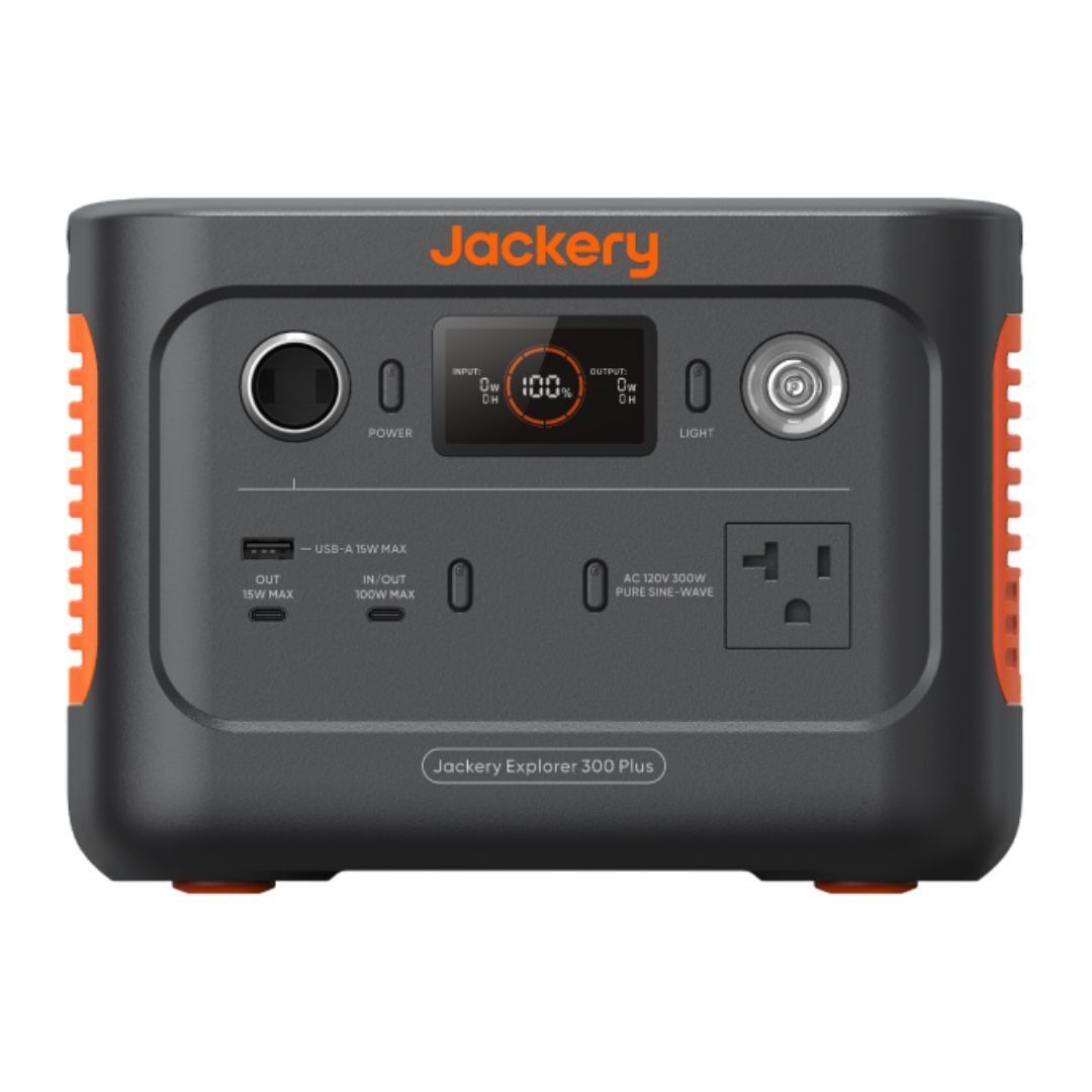 Jackery - Explorer 300 Plus Portable Power Station with Solar Panel 40