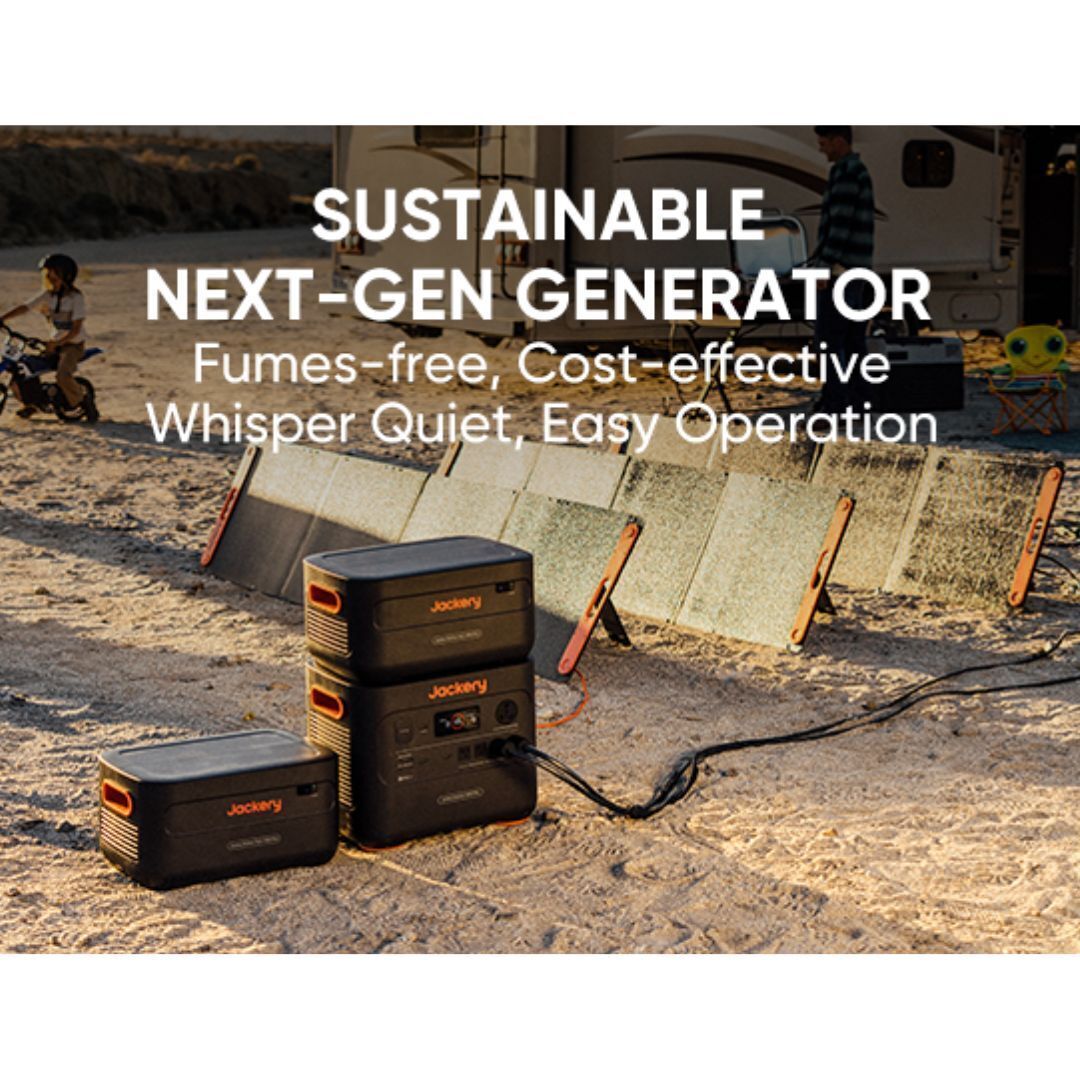 Jackery - Explorer 2000 Plus Portable Power Station with 2x Battery Packs