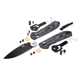 Benchmade 560BK-1 Freek Folding Knife (CPM Steel Blade/ Black/Red G10 Handle)