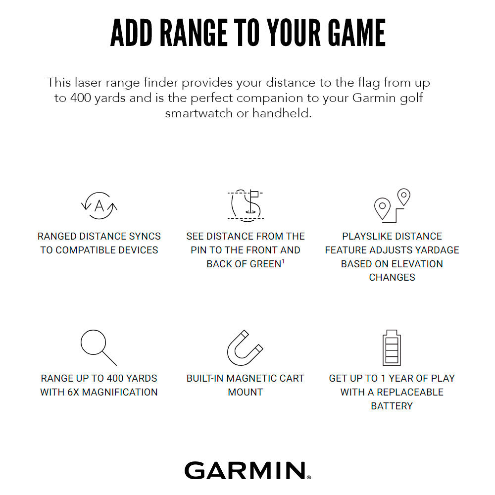Garmin Approach Z30 Golf Laser Range Finder