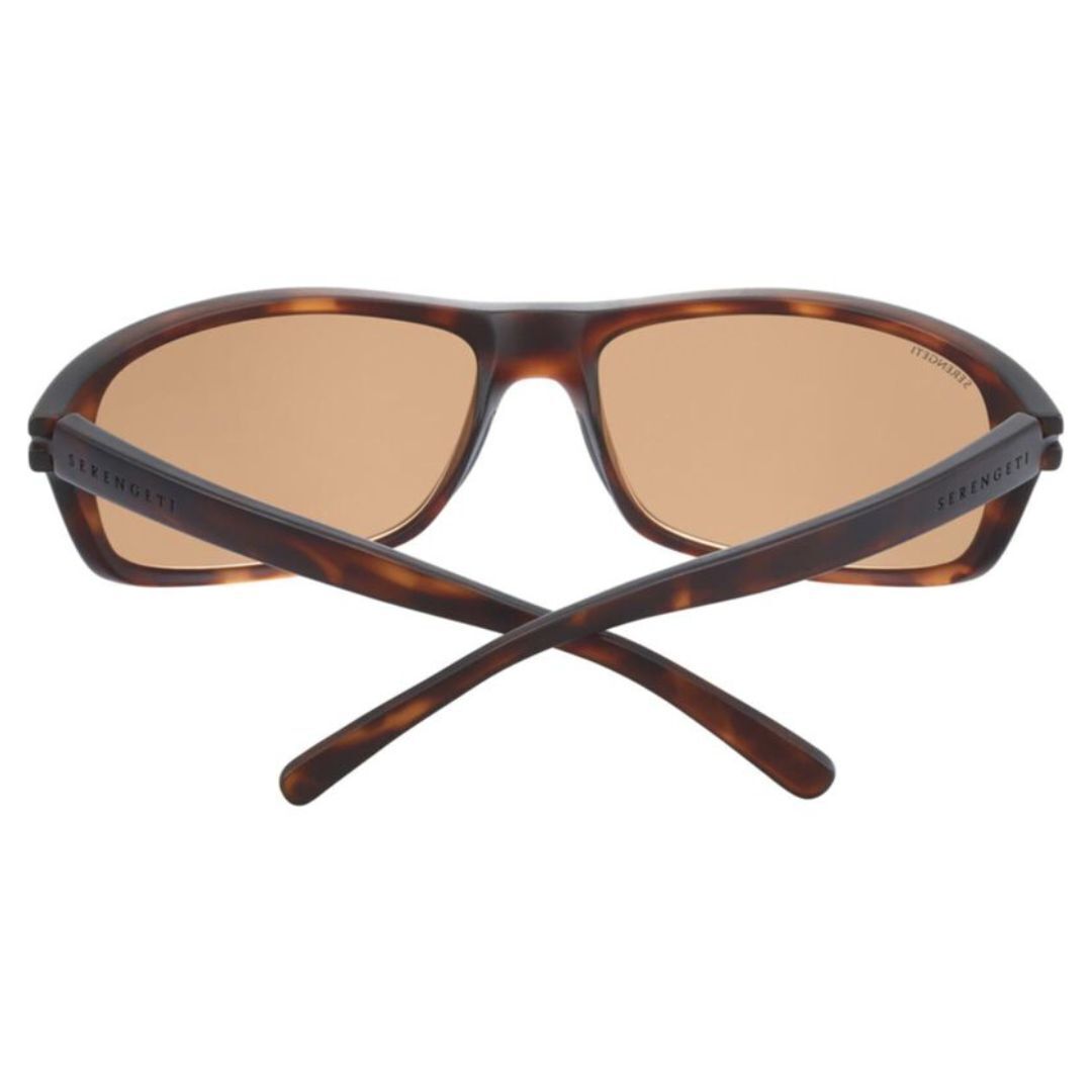 Serengeti Bormio Oval Sunglasses, Matte Dark Tortoise, Large