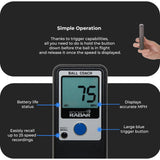 Pocket Radar Ball Coach/Pro-Level Speed Training Tool and Radar Gun Bundle