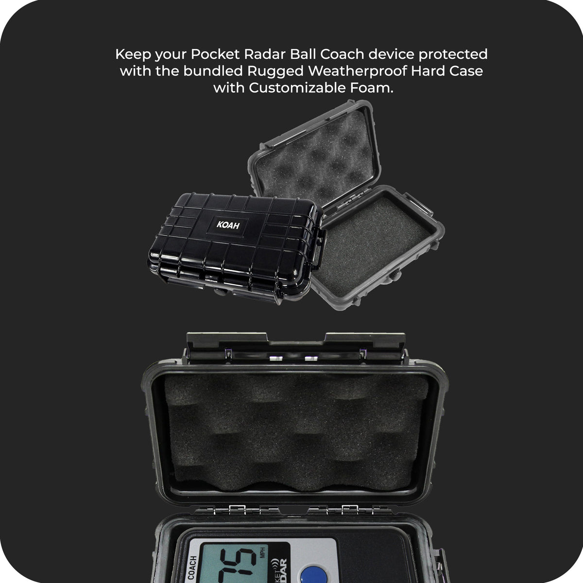 Pocket Radar Ball Coach/Pro-Level Speed Training Tool and Radar Gun Bundle