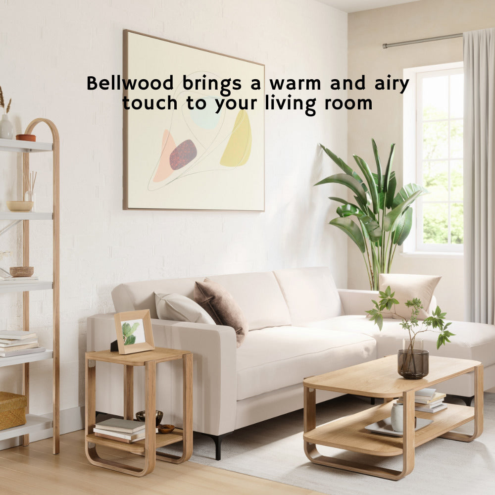 Umbra Bellwood Side Table (Natural)-2 Pack