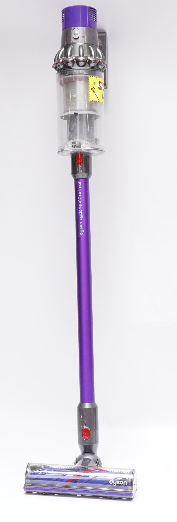Dyson Cyclone V10 Animal Plus Cordless Purple Stick Vacuum Cleaner (Used)