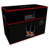 Riedel Vinum Single Malt Whiskey Crystal Glasses 2-Pack with $6 Credit, Clear